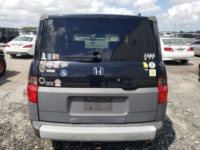 5J6YH18503L021753 - 2003 HONDA ELEMENT EX BLACK photo 6