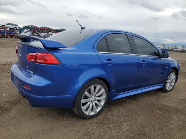 JA32V6FVXBU025756 - 2011 MITSUBISHI LANCER RALLIART BLUE photo 3