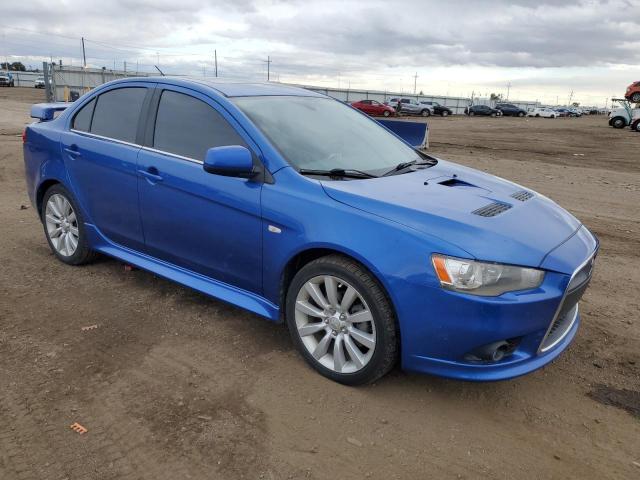 JA32V6FVXBU025756 - 2011 MITSUBISHI LANCER RALLIART BLUE photo 4