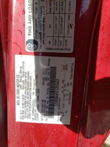 1ZVBP8AM5C5205662 - 2012 FORD MUSTANG RED photo 13