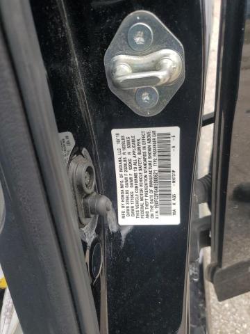 19XFC2F64KE000621 - 2019 HONDA CIVIC LX BLACK photo 12