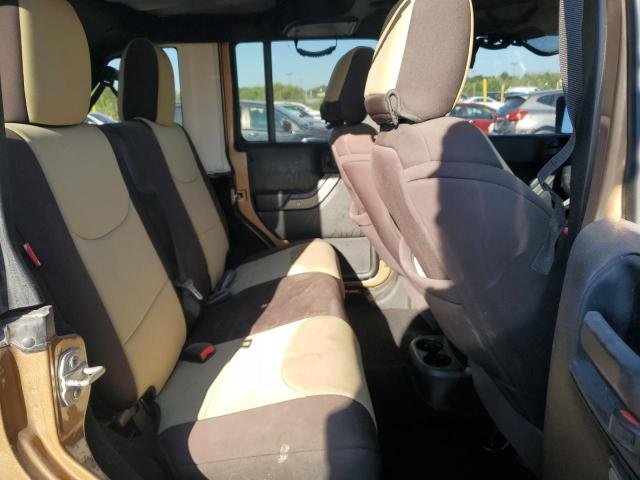 1C4BJWDG6FL605499 - 2015 JEEP WRANGLER U SPORT BROWN photo 10