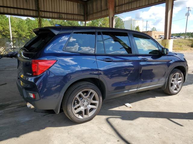 5FNYF8H55PB012608 - 2023 HONDA PASSPORT EXL BLUE photo 3
