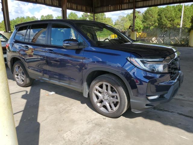 5FNYF8H55PB012608 - 2023 HONDA PASSPORT EXL BLUE photo 4