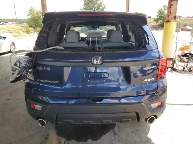 5FNYF8H55PB012608 - 2023 HONDA PASSPORT EXL BLUE photo 6