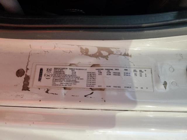 1FUJGHDV2GLGW6513 - 2016 FREIGHTLINER CASCADIA 1 თეთრი ფოტო 10