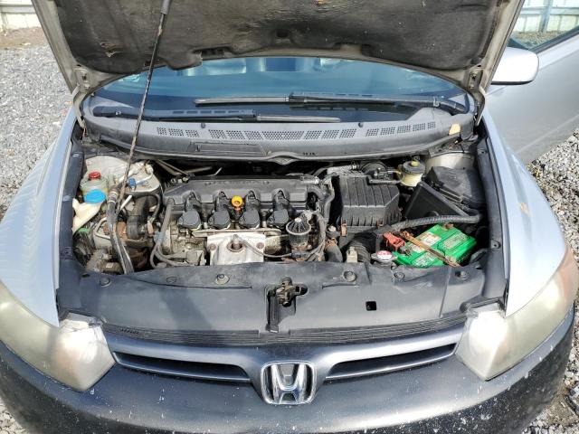 2HGFG12856H545034 - 2006 HONDA CIVIC EX ვერცხლისფერი ფოტო 11