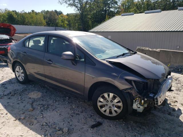 2HGFB2F51CH503637 - 2012 HONDA CIVIC LX GRAY photo 4
