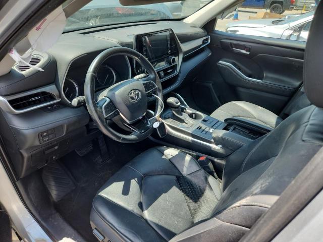 5TDGZRBH8MS545880 - 2021 TOYOTA HIGHLANDER XLE فضي صورة 8