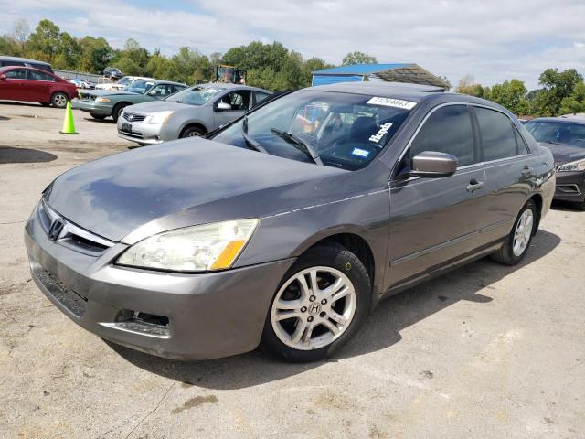 1HGCM66506A064423 - 2006 HONDA ACCORD EX GRAY photo 1