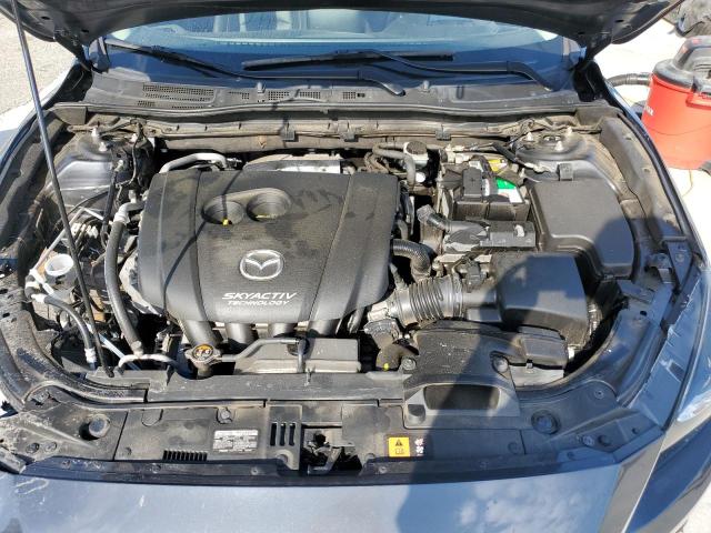 JM1BM1M35F1232961 - 2015 MAZDA 3 GRAND TOURING GRAY photo 11