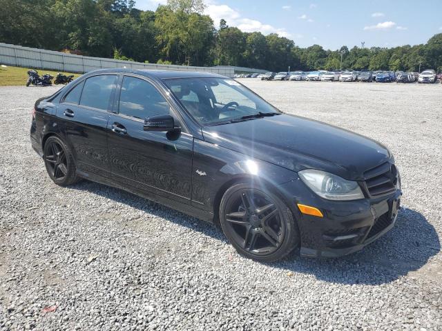 WDDGF4HB4CA645488 - 2012 MERCEDES-BENZ C 250 BLACK photo 4