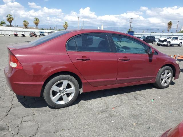 2HGFA16679H501177 - 2009 HONDA CIVIC LX-S მუქწითელი ფოტო 3