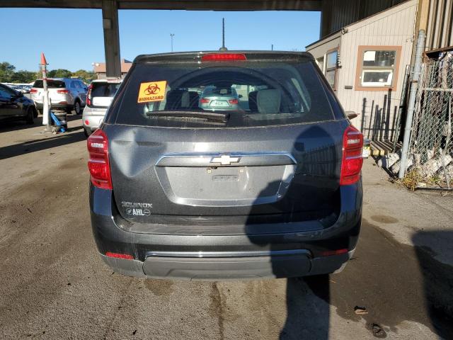 2GNALBEK8H6123251 - 2017 CHEVROLET EQUINOX LS GRAY photo 6