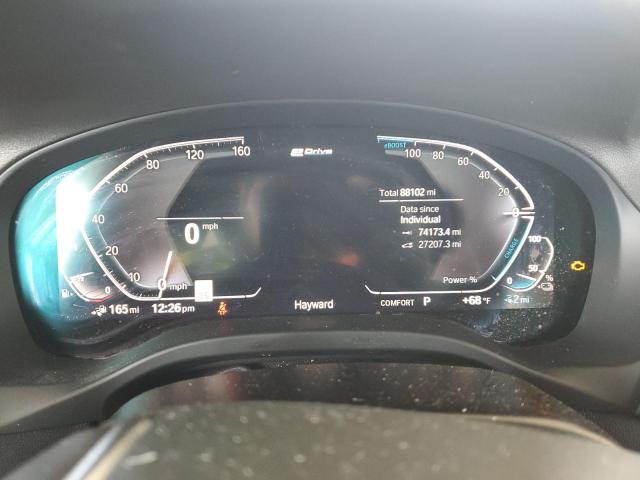 5UXTS1C00M9E33944 - 2021 BMW X3 XDRIVE30E WHITE photo 9