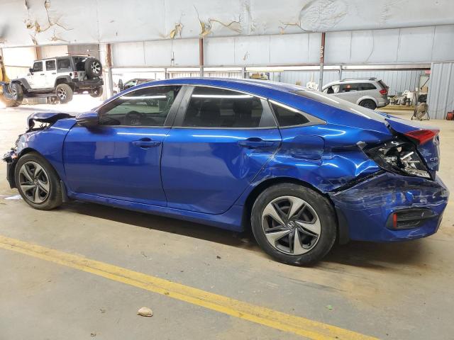 2HGFC2F68KH561149 - 2019 HONDA CIVIC LX Blau Foto 2