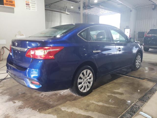 3N1AB7AP1KY369867 - 2019 NISSAN SENTRA S 蓝色 照片 3