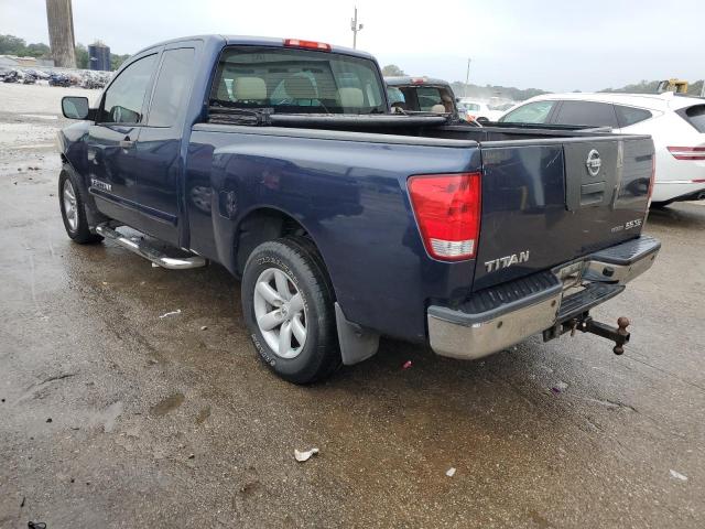 1N6BA0CA0AN322388 - 2010 NISSAN TITAN XE BLUE photo 2