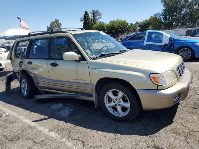 JF1SF65542H713878 - 2002 SUBARU FORESTER S GOLD photo 4