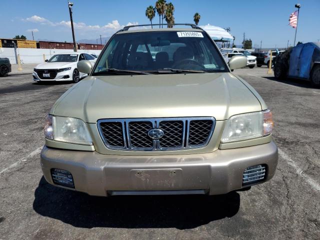 JF1SF65542H713878 - 2002 SUBARU FORESTER S GOLD photo 5