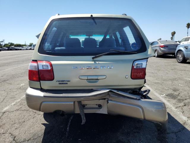 JF1SF65542H713878 - 2002 SUBARU FORESTER S GOLD photo 6
