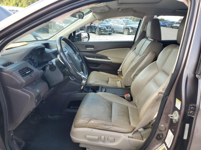 5J6RM4H72DL021905 - 2013 HONDA CR-V EXL BROWN photo 7