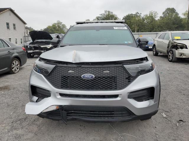 1FM5K8AB1NGB47761 - 2022 FORD EXPLORER POLICE INTERCEPTOR Gümüş fotoğraf 5