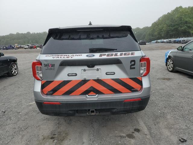 1FM5K8AB1NGB47761 - 2022 FORD EXPLORER POLICE INTERCEPTOR Gümüş fotoğraf 6