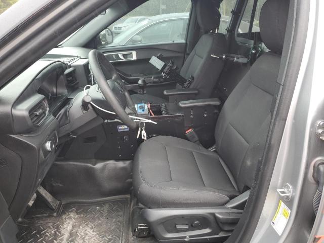 1FM5K8AB1NGB47761 - 2022 FORD EXPLORER POLICE INTERCEPTOR Gümüş fotoğraf 7