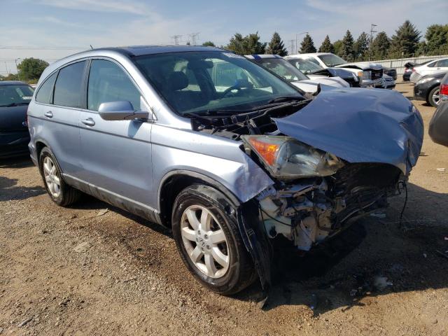 5J6RE48799L067526 - 2009 HONDA CR-V EXL BLUE photo 4