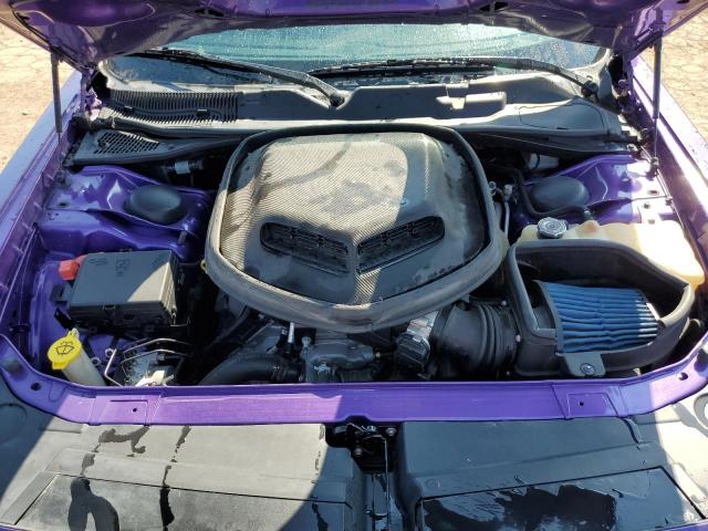 2C3CDZFJ4GH118990 - 2016 DODGE CHALLENGER R/T SCAT PACK PURPLE photo 11