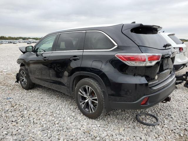 5TDJKRFH7GS501443 - 2016 TOYOTA HIGHLANDER XLE BLACK photo 2