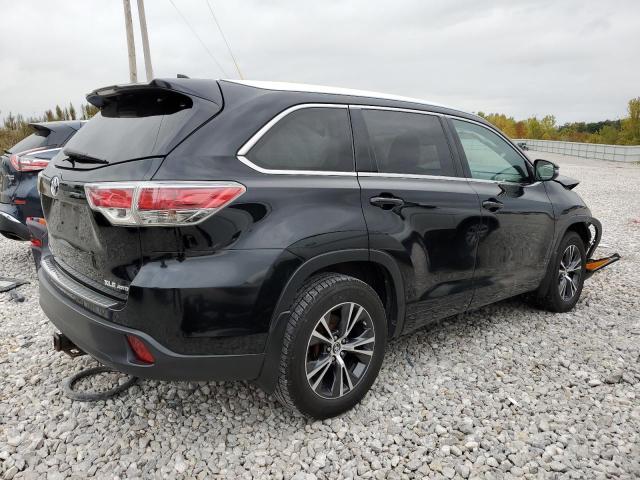 5TDJKRFH7GS501443 - 2016 TOYOTA HIGHLANDER XLE BLACK photo 3