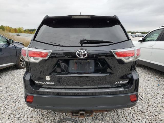 5TDJKRFH7GS501443 - 2016 TOYOTA HIGHLANDER XLE BLACK photo 6