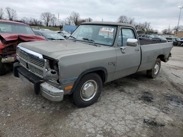 1B7JE26Z0MS246662 - 1991 DODGE D-SERIES D200 GRAY photo 1