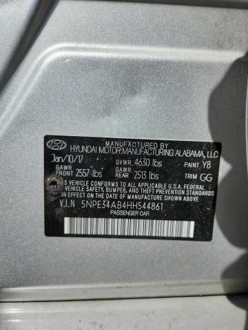 5NPE34AB4HH544861 - 2017 HYUNDAI SONATA SPORT SILVER photo 12