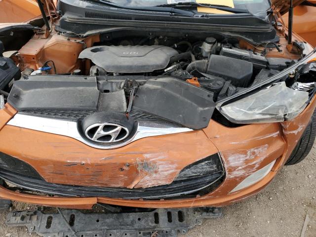 KMHTC6AD4DU176259 - 2013 HYUNDAI VELOSTER ORANGE photo 11