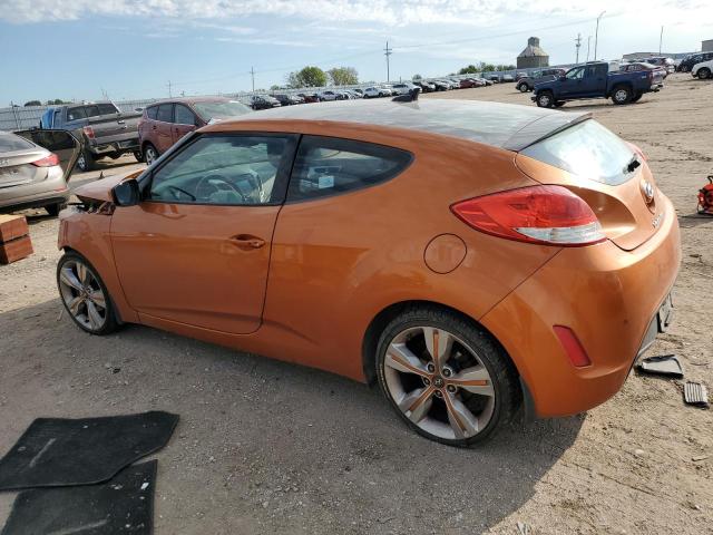 KMHTC6AD4DU176259 - 2013 HYUNDAI VELOSTER ORANGE photo 2