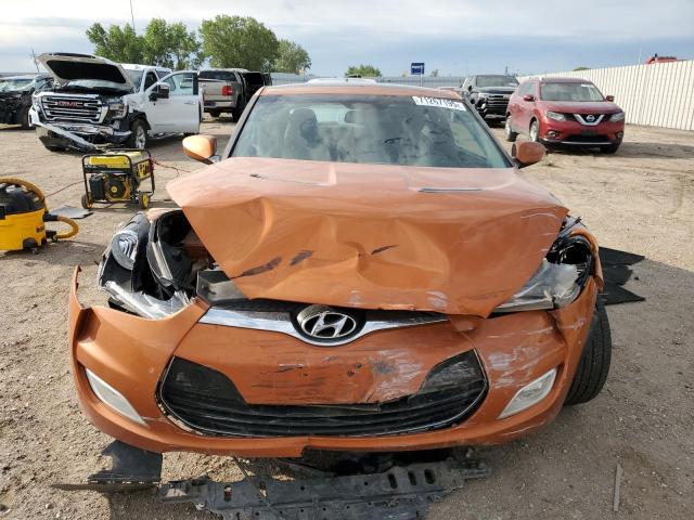KMHTC6AD4DU176259 - 2013 HYUNDAI VELOSTER ORANGE photo 5