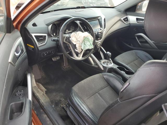 KMHTC6AD4DU176259 - 2013 HYUNDAI VELOSTER ORANGE photo 8
