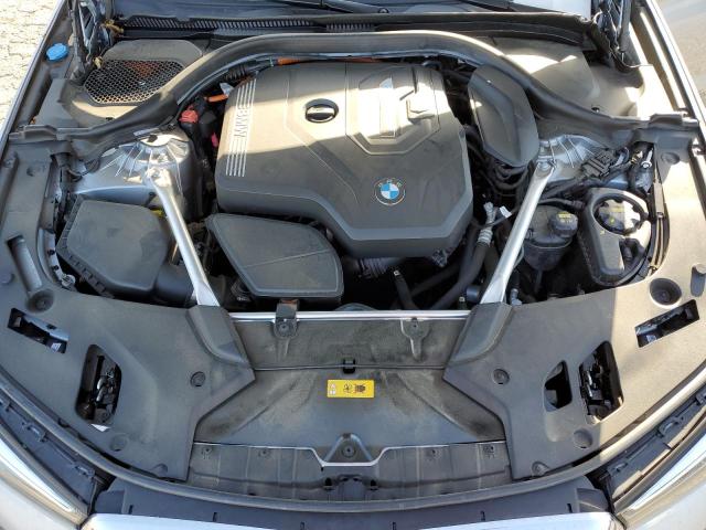 WBA13AG00MCF51797 - 2021 BMW 530E SILVER photo 11