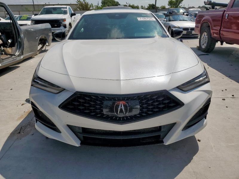 19UUB5F50MA014459 - 2021 ACURA TLX TECH A WHITE photo 5