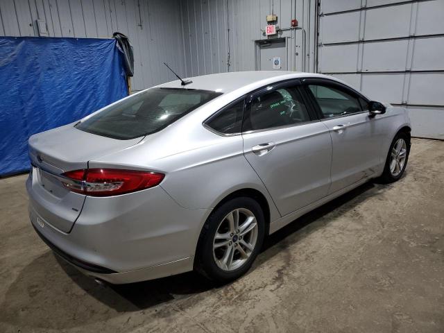 3FA6P0H77JR106069 - 2018 FORD FUSION SE SILVER photo 3