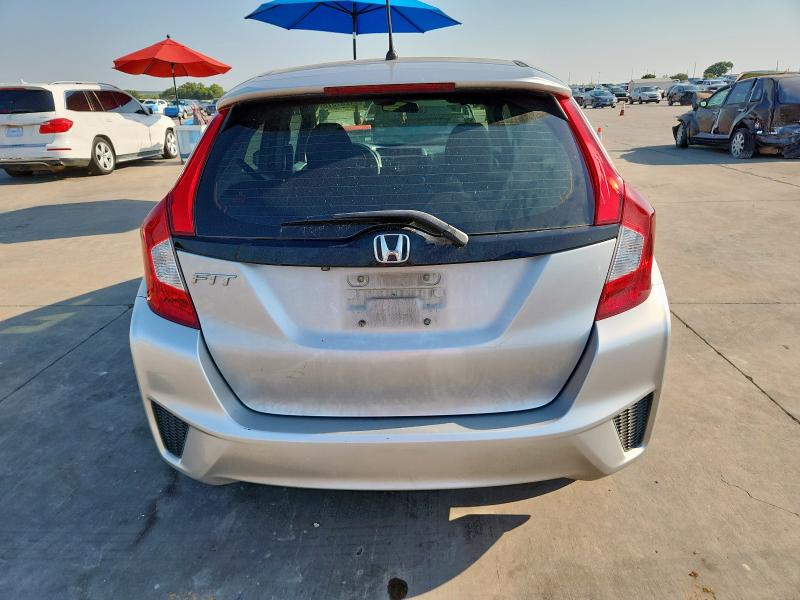 JHMGK5H55GX013803 - 2016 HONDA FIT LX SILVER photo 6