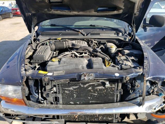1B7GL22X8YS596504 - 2000 DODGE DAKOTA BLUE photo 11
