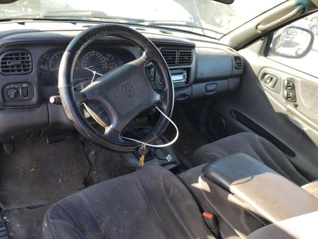 1B7GL22X8YS596504 - 2000 DODGE DAKOTA BLUE photo 8