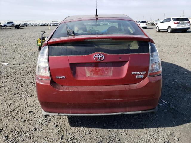 JTDKB20U757042942 - 2005 TOYOTA PRIUS RED photo 6