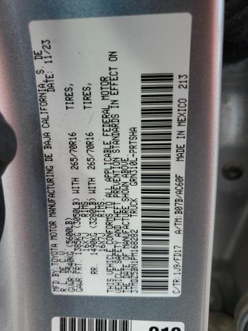 3TMDZ5BN1PM168282 - 2023 TOYOTA TACOMA DOUBLE CAB 银色 照片 12