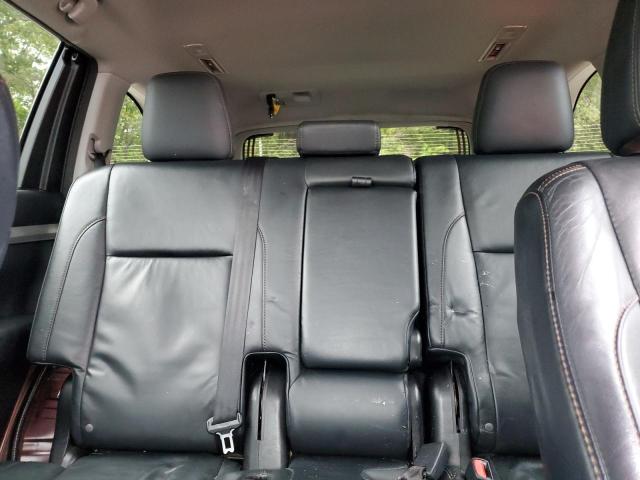 5TDJKRFH3GS236858 - 2016 TOYOTA HIGHLANDER XLE BURGUNDY photo 10