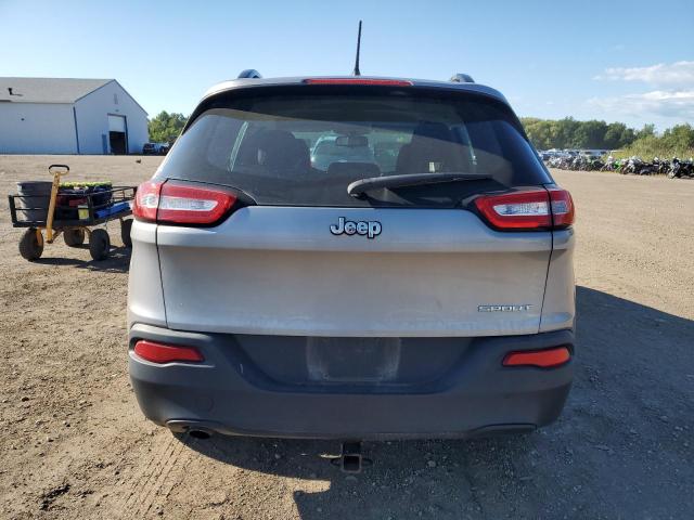 1C4PJLAB2FW711475 - 2015 JEEP CHEROKEE SPORT SILVER photo 6